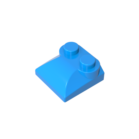 Gobricks,Brick Curved 2 x 2 x 2/3 Two Studs and Curved Slope End,47457,78882
