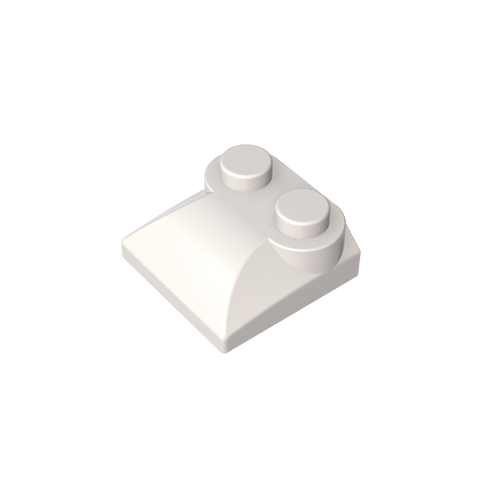 Gobricks,Brick Curved 2 x 2 x 2/3 Two Studs and Curved Slope End,47457,78882