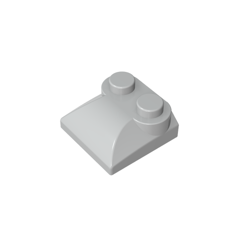 Gobricks,Brick Curved 2 x 2 x 2/3 Two Studs and Curved Slope End,47457,78882