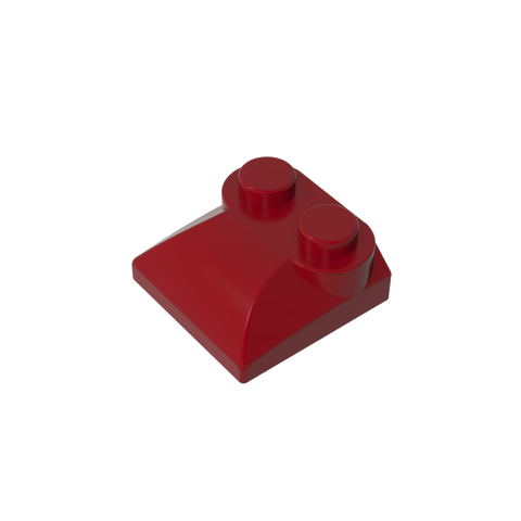 Gobricks,Brick Curved 2 x 2 x 2/3 Two Studs and Curved Slope End,47457,78882