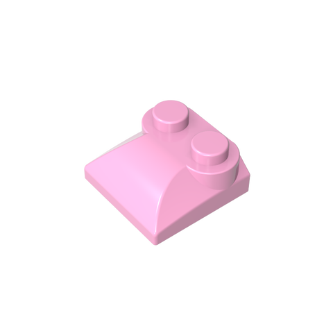Gobricks,Brick Curved 2 x 2 x 2/3 Two Studs and Curved Slope End,47457,78882
