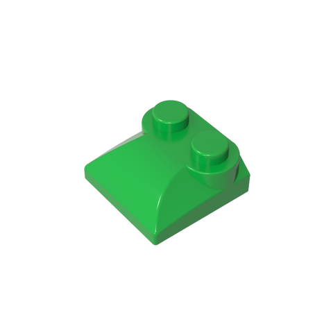 Gobricks,Brick Curved 2 x 2 x 2/3 Two Studs and Curved Slope End,47457,78882