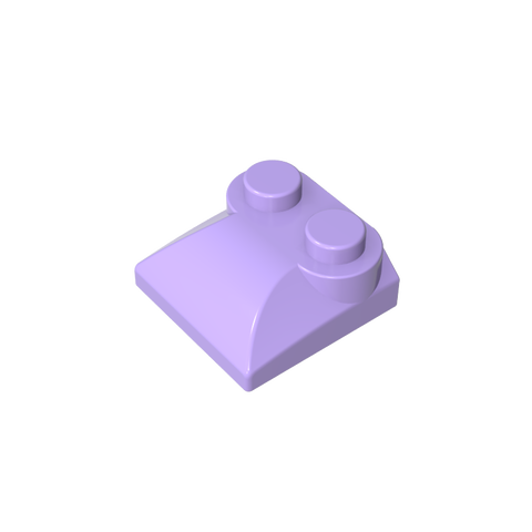 Gobricks,Brick Curved 2 x 2 x 2/3 Two Studs and Curved Slope End,47457,78882
