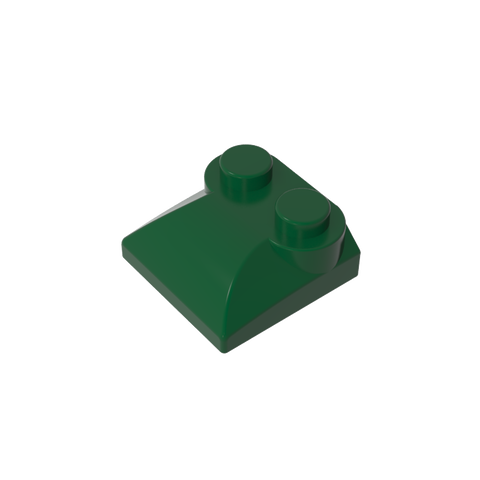 Gobricks,Brick Curved 2 x 2 x 2/3 Two Studs and Curved Slope End,47457,78882