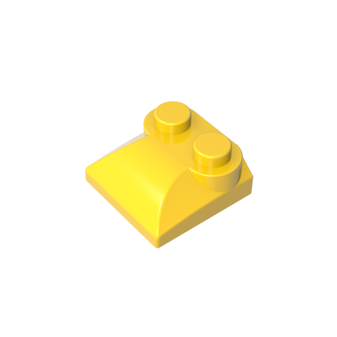 Gobricks,Brick Curved 2 x 2 x 2/3 Two Studs and Curved Slope End,47457,78882