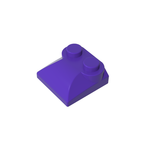 Gobricks,Brick Curved 2 x 2 x 2/3 Two Studs and Curved Slope End,47457,78882