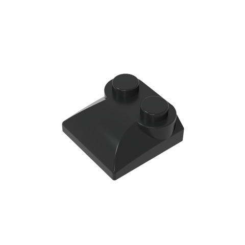 Gobricks,Brick Curved 2 x 2 x 2/3 Two Studs and Curved Slope End,47457,78882