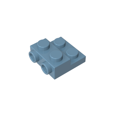 Gobricks,Plate Special 2 x 2 x 0.667 with Two Studs On Side and Two Raised,99206,4304