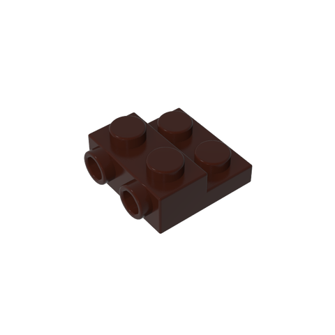 Gobricks,Plate Special 2 x 2 x 0.667 with Two Studs On Side and Two Raised,99206,4304