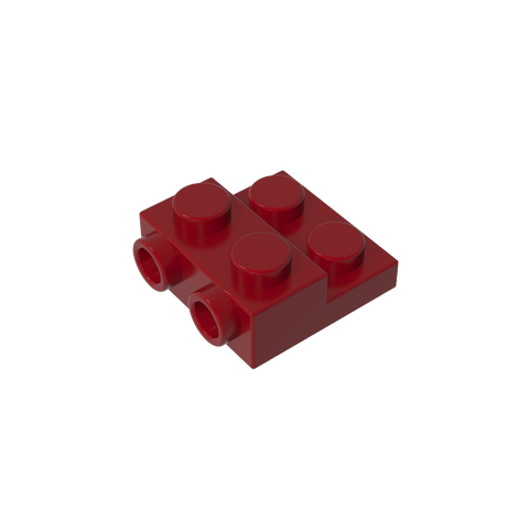 Gobricks,Plate Special 2 x 2 x 0.667 with Two Studs On Side and Two Raised,99206,4304