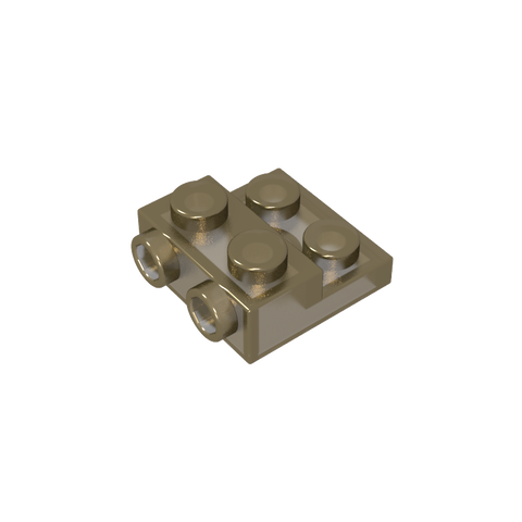 Gobricks,Plate Special 2 x 2 x 0.667 with Two Studs On Side and Two Raised,99206,4304
