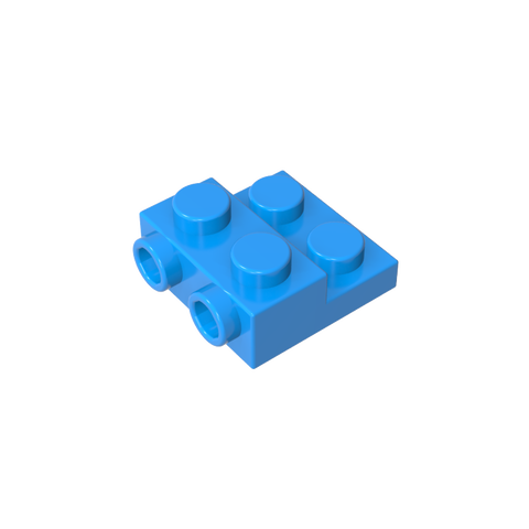 Gobricks,Plate Special 2 x 2 x 0.667 with Two Studs On Side and Two Raised,99206,4304