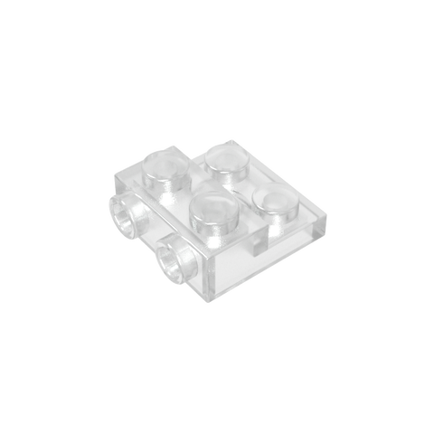 Gobricks,Plate Special 2 x 2 x 0.667 with Two Studs On Side and Two Raised,99206,4304