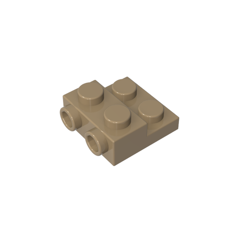 Gobricks,Plate Special 2 x 2 x 0.667 with Two Studs On Side and Two Raised,99206,4304