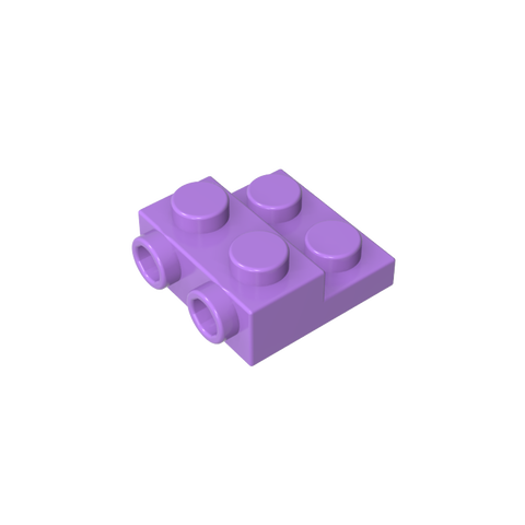 Gobricks,Plate Special 2 x 2 x 0.667 with Two Studs On Side and Two Raised,99206,4304