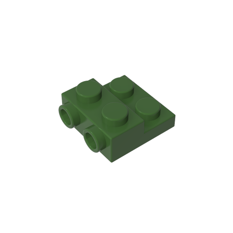 Gobricks,Plate Special 2 x 2 x 0.667 with Two Studs On Side and Two Raised,99206,4304