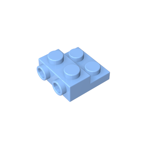 Gobricks,Plate Special 2 x 2 x 0.667 with Two Studs On Side and Two Raised,99206,4304
