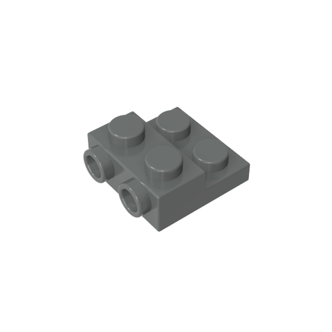 Gobricks,Plate Special 2 x 2 x 0.667 with Two Studs On Side and Two Raised,99206,4304