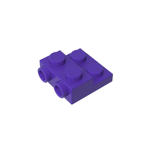 Gobricks,Plate Special 2 x 2 x 0.667 with Two Studs On Side and Two Raised,99206,4304