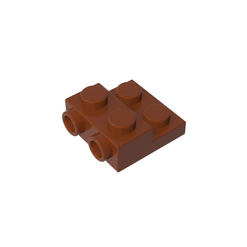 Gobricks,Plate Special 2 x 2 x 0.667 with Two Studs On Side and Two Raised,99206,4304
