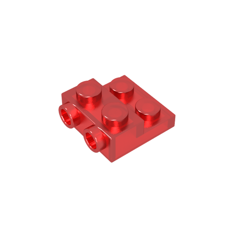 Gobricks,Plate Special 2 x 2 x 0.667 with Two Studs On Side and Two Raised,99206,4304