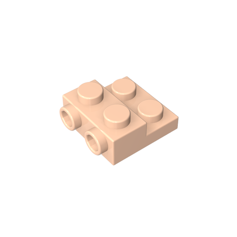 Gobricks,Plate Special 2 x 2 x 0.667 with Two Studs On Side and Two Raised,99206,4304