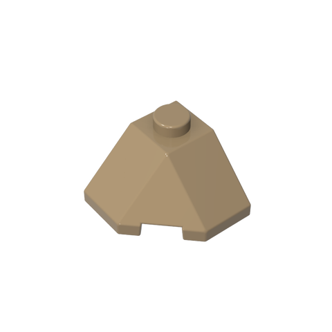 Gobricks,Wedge Sloped 45° 2 x 2 Corner,13548