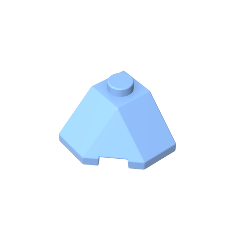 Gobricks,Wedge Sloped 45° 2 x 2 Corner,13548