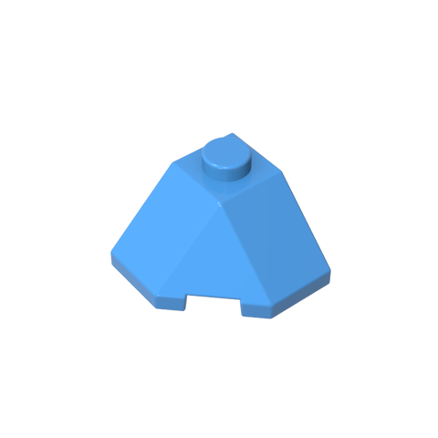 Gobricks,Wedge Sloped 45° 2 x 2 Corner,13548