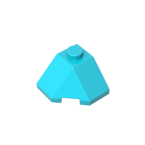Gobricks,Wedge Sloped 45° 2 x 2 Corner,13548