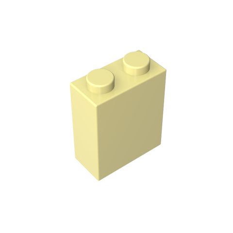 Gobricks,Brick 1 x 2 x 2 with Inside Stud Holder