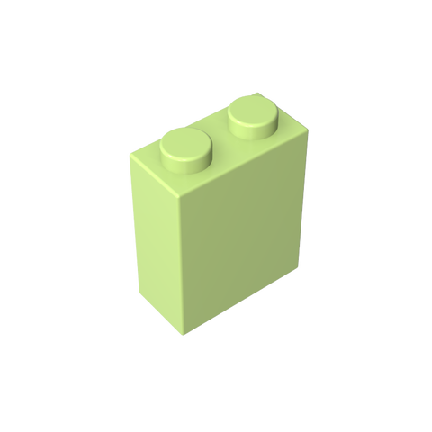 Gobricks,Brick 1 x 2 x 2 with Inside Stud Holder