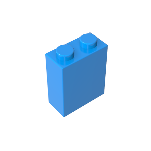 Gobricks,Brick 1 x 2 x 2 with Inside Stud Holder