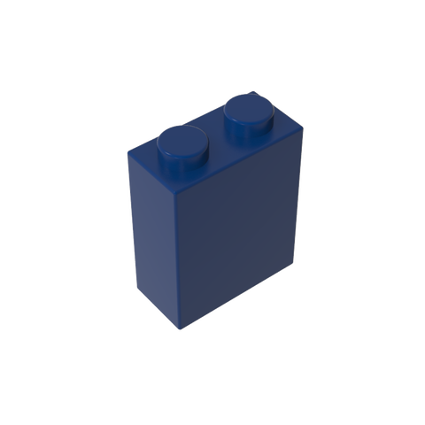 Gobricks,Brick 1 x 2 x 2 with Inside Stud Holder
