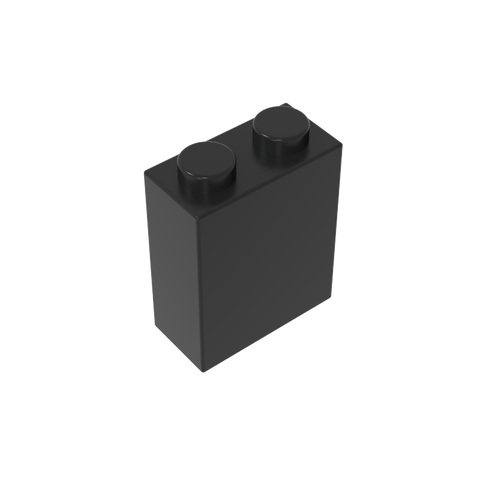 Gobricks,Brick 1 x 2 x 2 with Inside Stud Holder