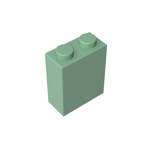 Gobricks,Brick 1 x 2 x 2 with Inside Stud Holder