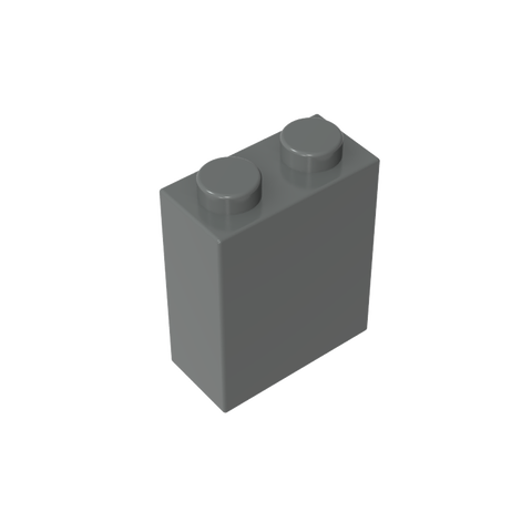 Gobricks,Brick 1 x 2 x 2 with Inside Stud Holder