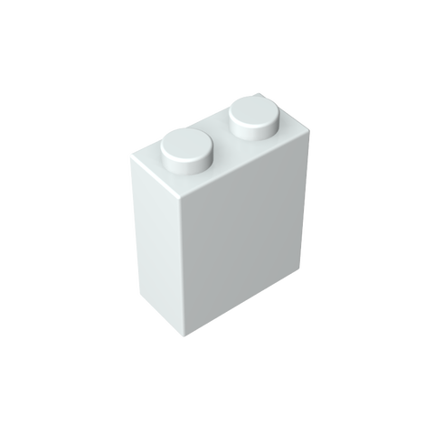 Gobricks,Brick 1 x 2 x 2 with Inside Stud Holder