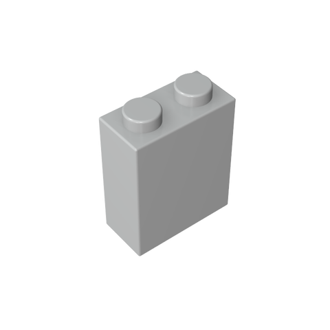 Gobricks,Brick 1 x 2 x 2 with Inside Stud Holder