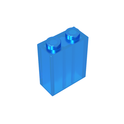 Gobricks,Brick 1 x 2 x 2 with Inside Stud Holder