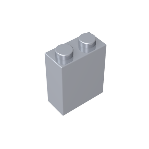 Gobricks,Brick 1 x 2 x 2 with Inside Stud Holder