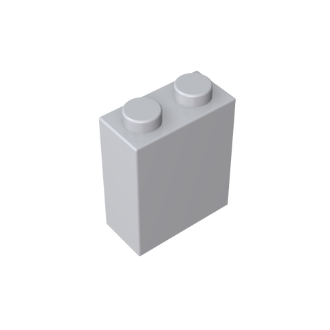 Gobricks,Brick 1 x 2 x 2 with Inside Stud Holder