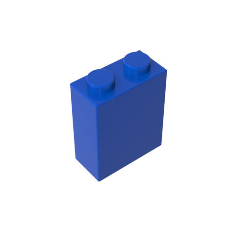 Gobricks,Brick 1 x 2 x 2 with Inside Stud Holder