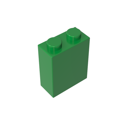 Gobricks,Brick 1 x 2 x 2 with Inside Stud Holder