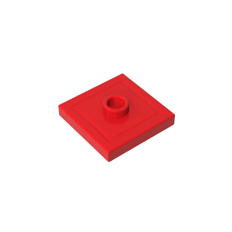 Gobricks,Plate Special 2 x 2 with Groove and Center Stud (Jumper),87580,23893