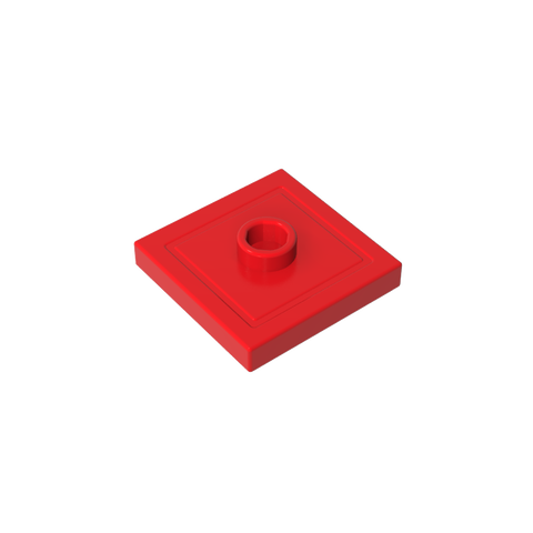 Gobricks,Plate Special 2 x 2 with Groove and Center Stud (Jumper),87580,23893