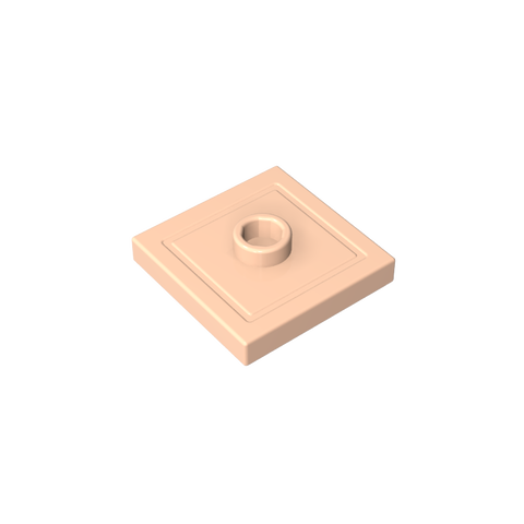 Gobricks,Plate Special 2 x 2 with Groove and Center Stud (Jumper),87580,23893