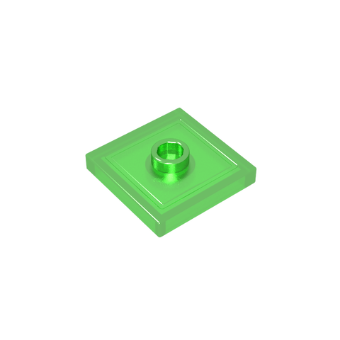 Gobricks,Plate Special 2 x 2 with Groove and Center Stud (Jumper),87580,23893