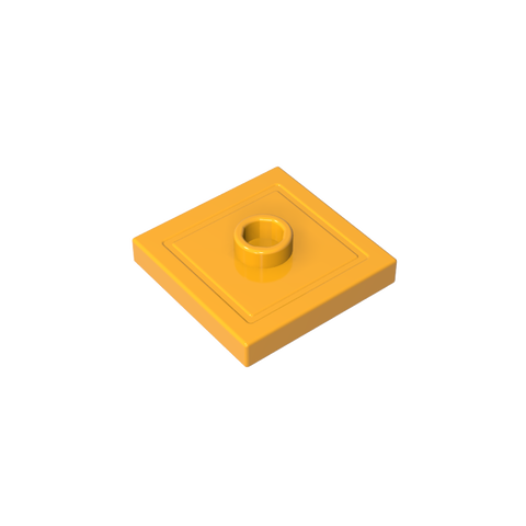 Gobricks,Plate Special 2 x 2 with Groove and Center Stud (Jumper),87580,23893