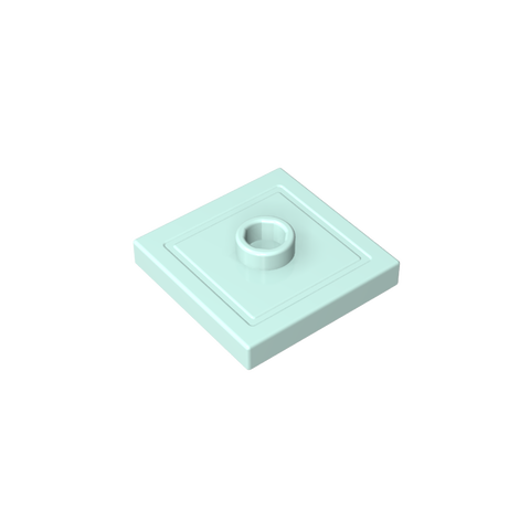 Gobricks,Plate Special 2 x 2 with Groove and Center Stud (Jumper),87580,23893